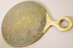 19C Arts Crafts Brass and Tooled Copper