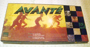 Vintage Avani Checkers Board Game