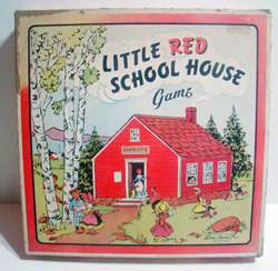 Vintage Little Red School House, board
                            game